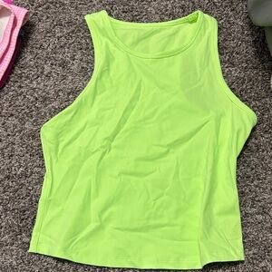 BuffBunny Neon Lime Tank Top